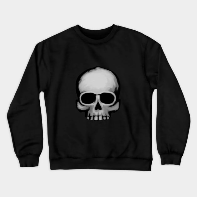 Skull Design - Dark Crewneck Sweatshirt by 4nObjx